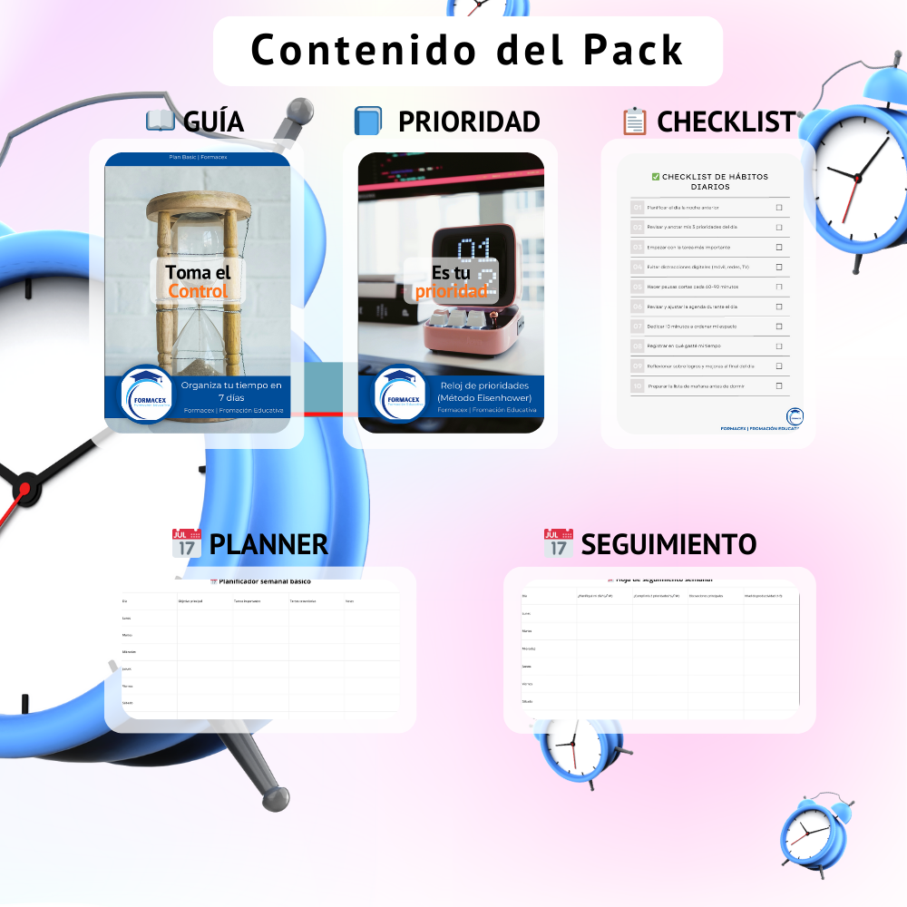 Organiza tu Tiempo en 7 Días | Método Práctico para Ser Más Productivo