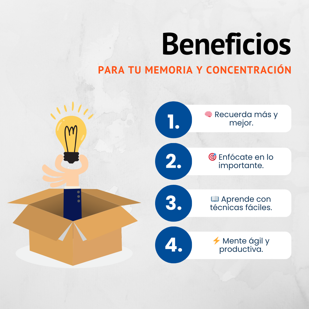 Mejora tu memoria y concentración | Curso Online de Entrenamiento Mental